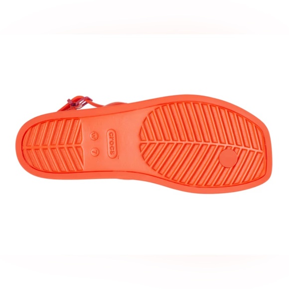 Crocs Woman’s Miami Thong Flip (Lava) size 8 - Picture 3 of 5